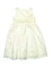 Unbranded 100% Polyester Ivory Dress Size 6 - photo 1