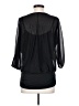 Jennifer Lopez 100% Polyester Black 3/4 Sleeve Blouse Size S - photo 2