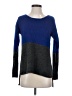 Dex 100% Acrylic Color Block Blue Pullover Sweater Size S - photo 1
