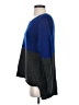 Dex 100% Acrylic Color Block Blue Pullover Sweater Size S - photo 5