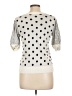 Les Serein 100% Viscose Polka Dots Ivory Pullover Sweater Size L - photo 2