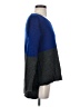 Dex 100% Acrylic Color Block Blue Pullover Sweater Size S - photo 4