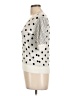 Les Serein 100% Viscose Polka Dots Ivory Pullover Sweater Size L - photo 5