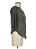 Tiny Green 3/4 Sleeve Button-Down Shirt Size S - photo 4