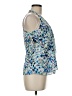 Ann Taylor Blue Sleeveless Blouse Size 6 Petite - photo 4