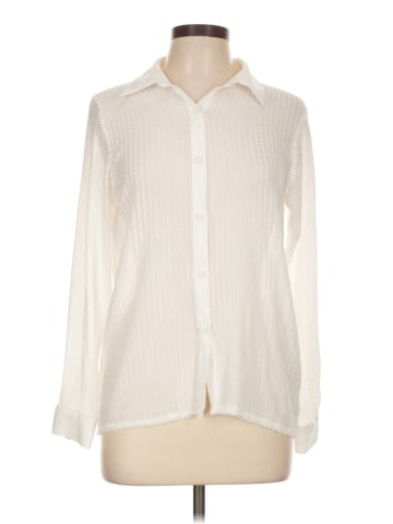 NY Collection Long Sleeve Blouse (view 1)