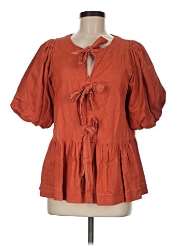 Easel Short Sleeve Blouse (view 1)