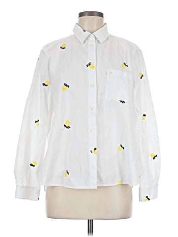 Ann Taylor LOFT Long Sleeve Polo (view 1)
