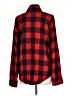 Garage 100% Viscose Plaid Red Long Sleeve Button-Down Shirt Size S - photo 2