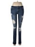 Aeropostale Hearts Blue Jeans Size 2 - photo 1