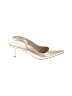 Lilly Pulitzer Metallic Gold Heels Size 9 1/2 - photo 1