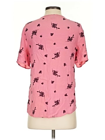 Something Navy Short Sleeve Blouse (view 2)