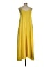 Fab'rik 100% Polyester Solid Yellow Casual Dress Size M - photo 1