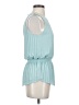 Babaton 100% Polyester Teal Sleeveless Blouse Size XS - photo 4