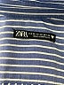 Zara Stripes Blue Long Sleeve Blouse Size XS - photo 7