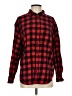 Gap 100% Cotton Plaid Red Long Sleeve Button-Down Shirt Size S - photo 1