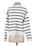 MNG Stripes Ivory Turtleneck Sweater Size S - photo 2