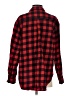 Gap 100% Cotton Plaid Red Long Sleeve Button-Down Shirt Size S - photo 2
