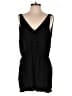 Forever 21 100% Polyester Solid Black Romper Size L - photo 1