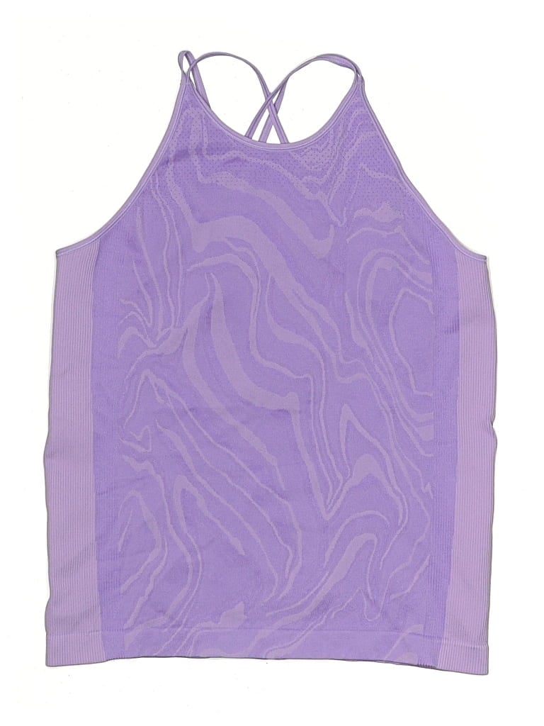Pre-owned All In Motion Kids' Tank Top Purple Halter Neckline Tops