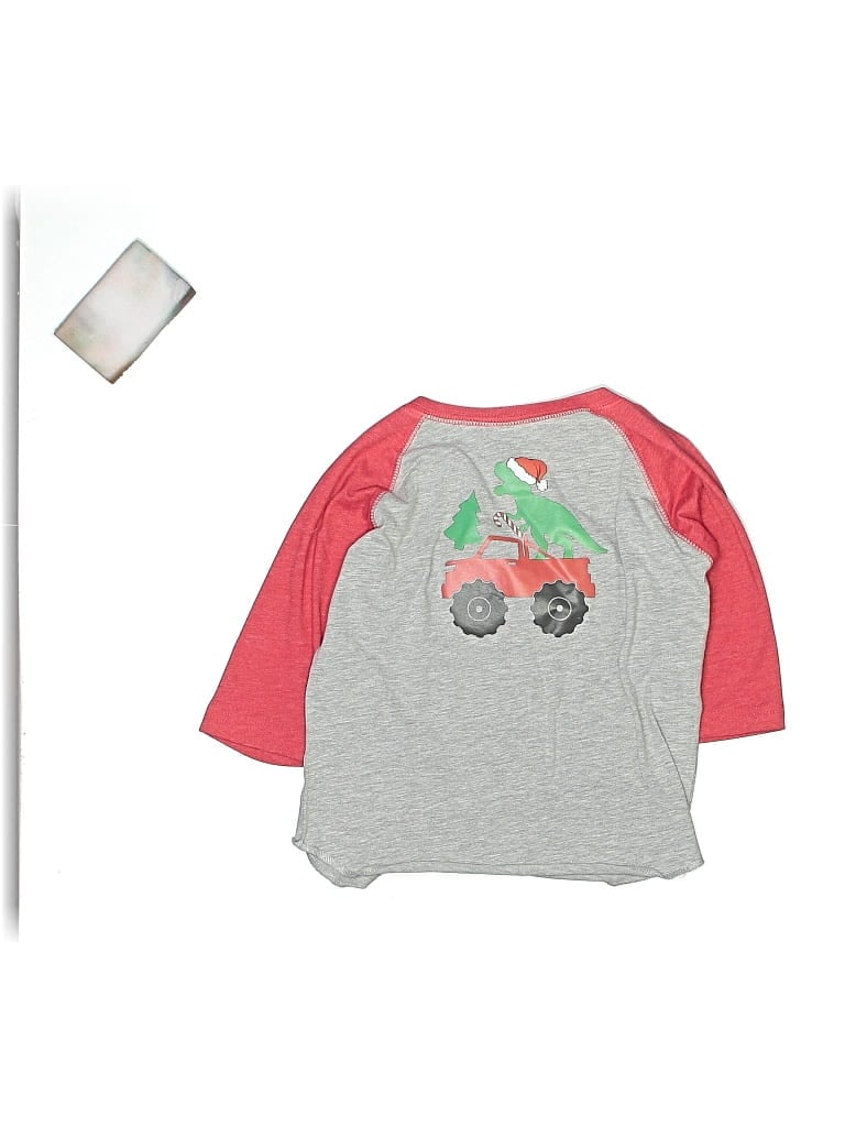 Pre-owned Sweet Wink Kids' 3/4 Sleeve T-shirt In Gray