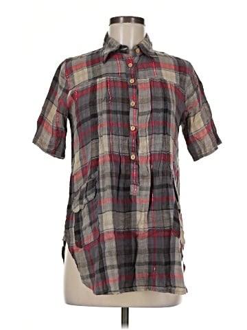 Chandelier Short Sleeve Button-Down Shirt (view 1)