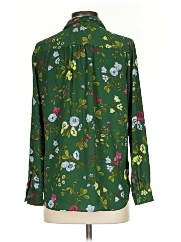 Ann Taylor Long Sleeve Blouse (view 2)