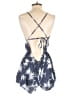 Roxy 100% Viscose Tropical Blue Romper Size S - photo 2