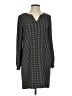 Lila Rose 100% Polyester Houndstooth Black Casual Dress Size 4 - photo 1