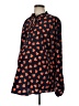 Gap - Maternity 100% Polyester Hearts Orange Long Sleeve Blouse Size L - photo 1