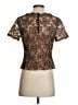 Talbots Brown Short Sleeve Blouse Size 4 - photo 2