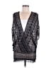 Laundry by Shelli Segal Gray Kimono Size M - photo 1