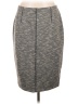 Ann Taylor Chevron-herringbone Gray Casual Skirt Size 12 (tall) - photo 1