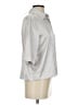Evereve Metallic Silver 3/4 Sleeve Blouse Size XS - photo 4