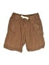 H&M 100% Polyester Solid Brown Khaki Shorts Size 4T - photo 1