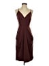BCBGeneration Solid Burgundy Cocktail Dress Size XS - photo 1