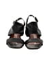 Via Spiga 100% Leather Black Sandals Size 9 1/2 - photo 2