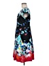 Sangria Print Multi Color Blue Casual Dress Size 8 - photo 5