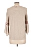Democracy Tan 3/4 Sleeve Top Size L - photo 2