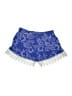 Charlotte Russe 100% Rayon Paisley Blue Shorts Size XS - photo 2