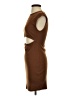 BCBGeneration Solid Brown Casual Dress Size XS - photo 5