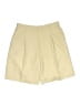 DÉ ROCOCO 100% Polyester Solid Yellow Khaki Shorts Size M - photo 1