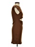 BCBGeneration Solid Brown Casual Dress Size XS - photo 4