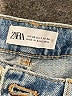 Zara Stars Blue Denim Shorts Size 2 - photo 3