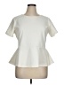 Elle Ivory Short Sleeve Blouse Size XL - photo 1