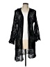 Haute Monde 100% Polyester Black Cardigan Size L (estimated) - photo 1