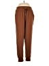 Unbranded Solid Brown Casual Pants Size L - photo 1