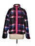Fabletics 100% Polyester Plaid Purple Faux Fur Jacket Size M - photo 1