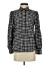 Rails Checkered-gingham Black Long Sleeve Blouse Size S - photo 1