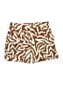 SPANX Animal Print Brown Shorts Size L - photo 1